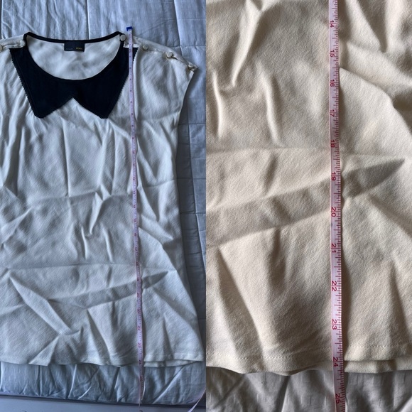 Fendi Wool Blend Top 38 Cream / Black - Picture 11 of 16